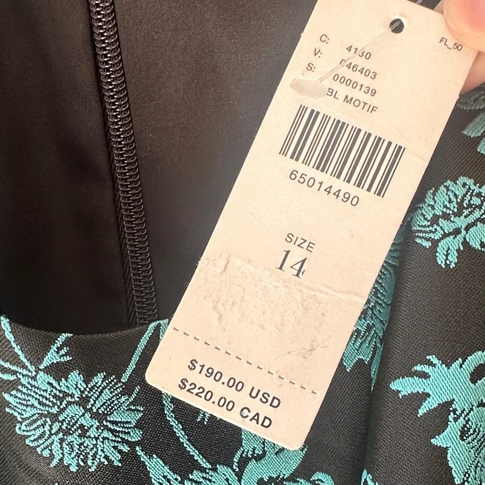 Anthropologie Hutch Floral Cutout Dress Wedding Guest Cocktail Size 14 NWT - Picture 4 of 5